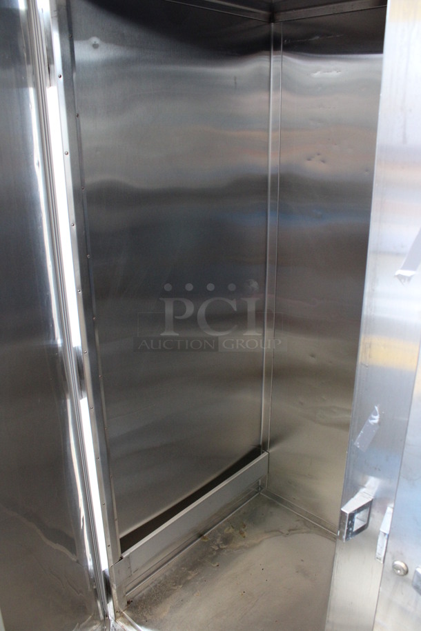 Traulsen Model AIF232LUT-FHS Stainless Steel Commercial 2 Door Roll In Rack Freezer. 115 Volts, 1 Phase. 68x35x84. Tested and Powers On But Does Not Get Cold - Image 4 of 6