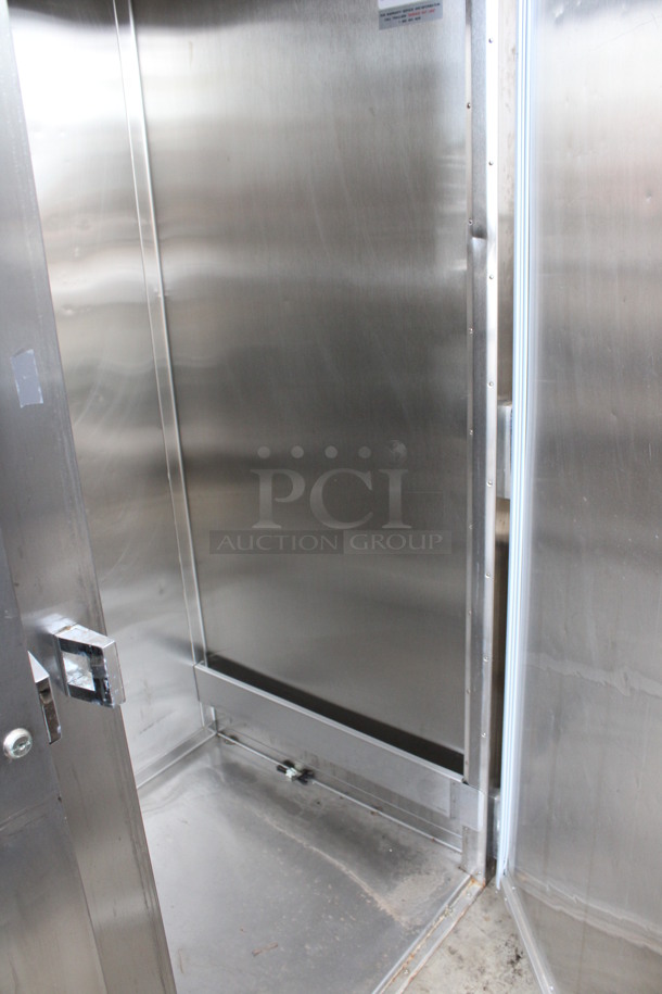 Traulsen Model AIF232LUT-FHS Stainless Steel Commercial 2 Door Roll In Rack Freezer. 115 Volts, 1 Phase. 68x35x84. Tested and Powers On But Does Not Get Cold - Image 5 of 6