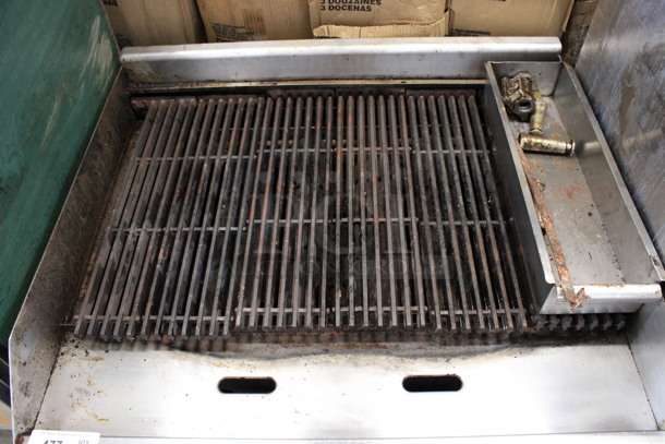 Southbend Stainless Steel Commercial Countertop Natural Gas Powered Charbroiler Grill. 36x32x16 - Image 2 of 4