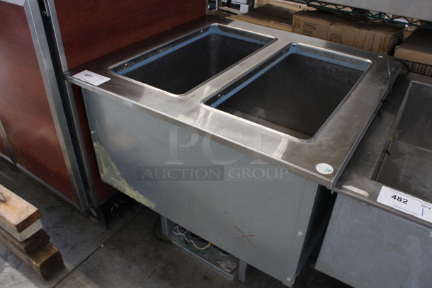 Stainless Steel Commercial Cold Pan Drop In. 30x28x26.5. Tested and Powers On But Does Not Get Cold - Image 2 of 5
