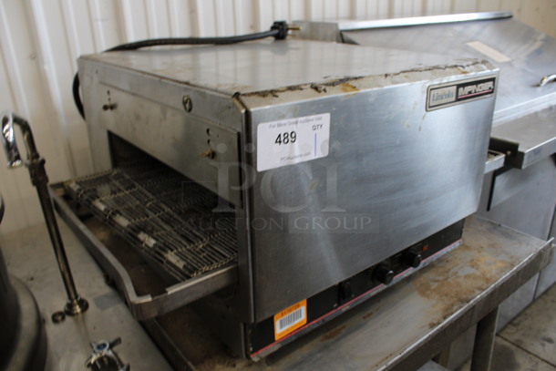 Lincoln Impinger Stainless Steel Commercial Countertop Electric Powered Conveyor Pizza Oven. 208 Volts, 1 Phase. 32x32x16 - Image 4 of 7
