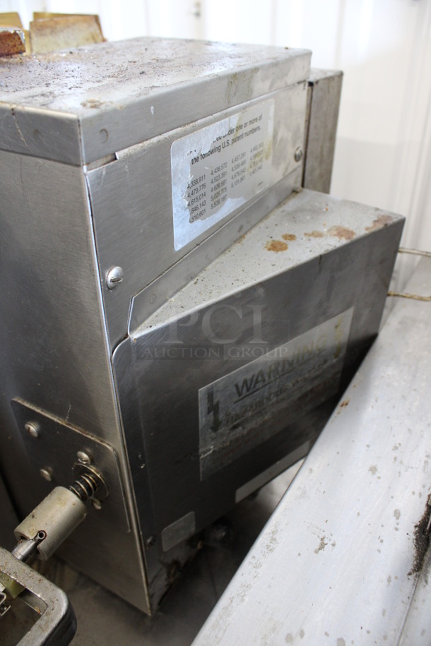 Lincoln Impinger Stainless Steel Commercial Countertop Electric Powered Conveyor Pizza Oven. 208 Volts, 1 Phase. 32x32x16 - Image 7 of 7