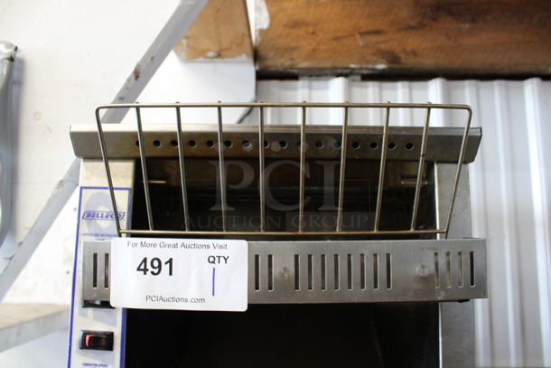 Belleco Model JT1-H Stainless Steel Commercial Countertop Conveyor Toaster Oven. 120 Volts, 1 Phase. 14x13x14. Tested and Working! - Image 4 of 4