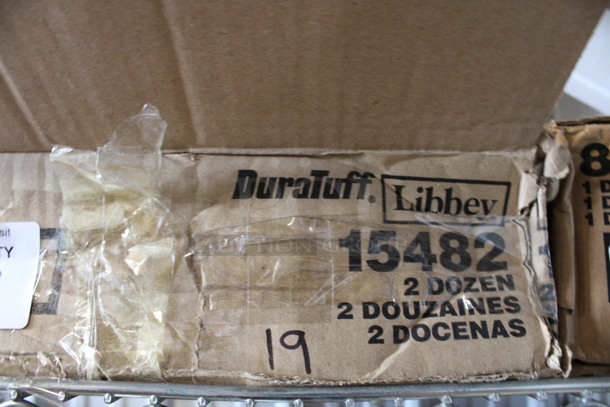19 BRAND NEW IN BOX! Libbey 15482 Inverness 12.25 oz Double Old Fashioned Glasses. 3.75x3.75x4. 19 Times Your Bid! - Image 3 of 4