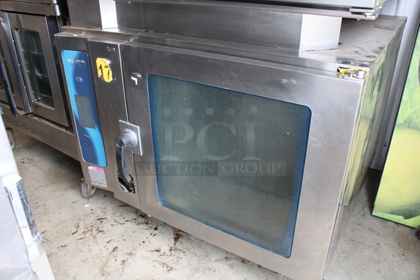 2 2013 Alto Shaam Model 7.14 ESG Stainless Steel Commercial Natural Gas Powered Combitherm Convection Ovens w/ View Through Doors on Commercial Casters. 91,000 BTU. 48x42x73. 2 Times Your Bid! - Image 3 of 9