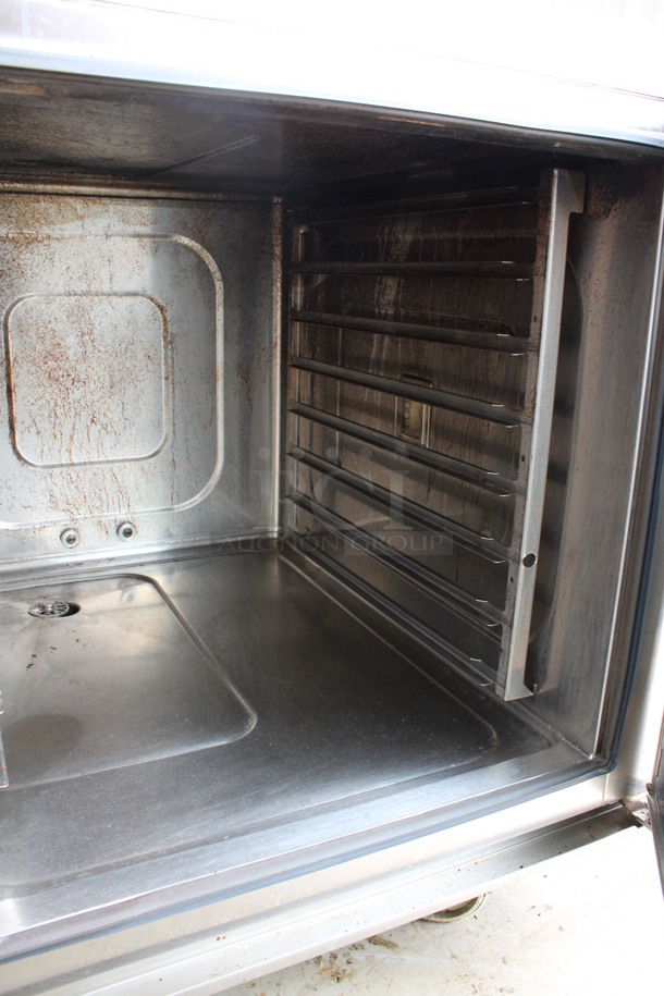 2 2013 Alto Shaam Model 7.14 ESG Stainless Steel Commercial Natural Gas Powered Combitherm Convection Ovens w/ View Through Doors on Commercial Casters. 91,000 BTU. 48x42x73. 2 Times Your Bid! - Image 9 of 9