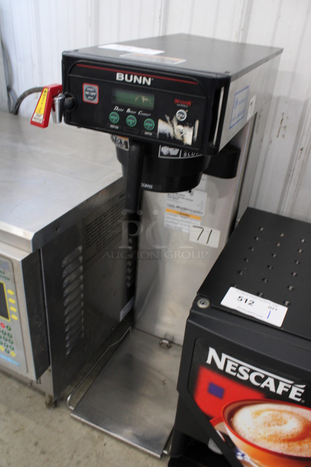 2013 Bunn Model ITCB-DV Stainless Steel Commercial Countertop Iced Tea Machine w/ Hot Water Dispenser and Poly Brew Basket. 10x22x35 - Image 3 of 4