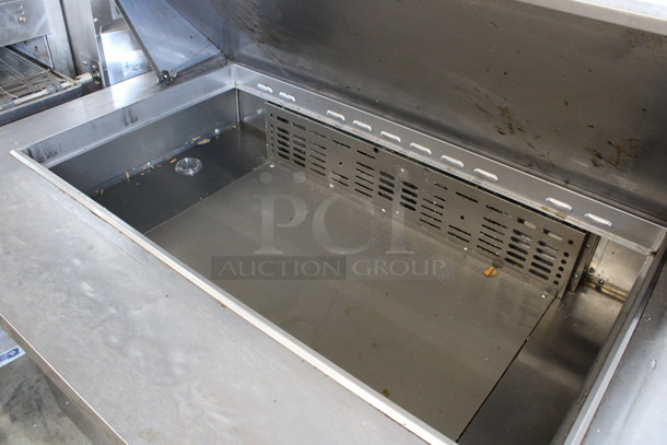 Turbo Air Model MST-48-18 Stainless Steel Commercial Sandwich Salad Prep Table Bain Marie Mega Top on Commercial Casters. 115 Volts, 1 Phase. 49x34x45. Tested and Working! - Image 4 of 7