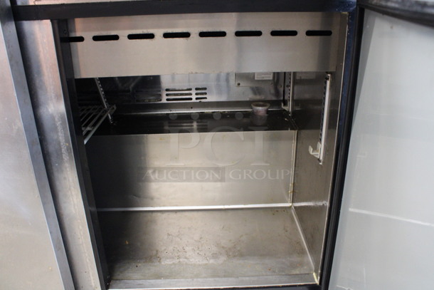 Turbo Air Model MST-48-18 Stainless Steel Commercial Sandwich Salad Prep Table Bain Marie Mega Top on Commercial Casters. 115 Volts, 1 Phase. 49x34x45. Tested and Working! - Image 5 of 7