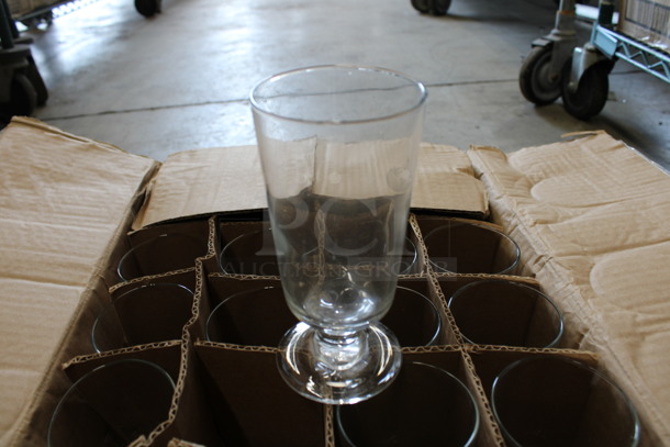 22 BRAND NEW IN BOX! Libbey 3737 Embassy 10 oz Footed Hi-Ball Glasses. 2.75x2.75x5.75. 22 Times Your Bid! - Image 1 of 3