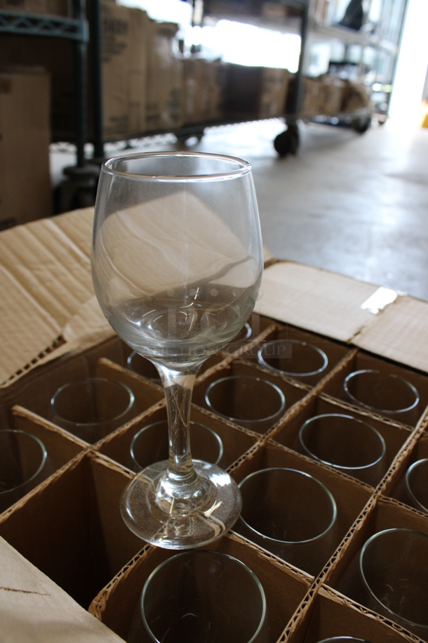 24 BRAND NEW IN BOX! Libbey 3065 Perception 8 oz White Wine Glasses. 3x3x7. 24 Times Your Bid! - Image 2 of 3