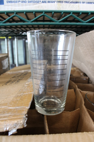 20 BRAND NEW IN BOX! Libbey 5139 16 oz Mixing Glasses. 3.5x3.5x5.75. 20 Times Your Bid!