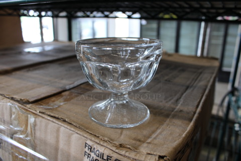 72 BRAND NEW IN BOX! Libbey 5161 3.5 oz Sherbert Glasses. 3x3x2.75. 72 Times Your Bid!