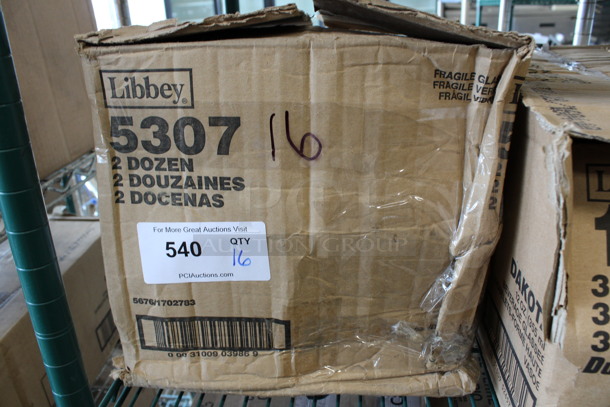 16 BRAND NEW IN BOX! Libbey 5307 6.5 oz Glass Mugs. 4.5x3x5.25. 16 Times Your Bid! - Image 3 of 4
