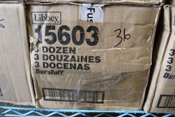 18 BRAND NEW IN BOX! Libbey 15603 DuraTuff Dakota 12 oz Beverage Glasses. 3.25x3.25x4.75. 18 Times Your Bid! - Image 3 of 4