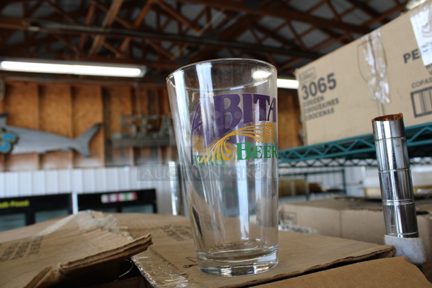 23 BRAND NEW IN BOX! Libbey 5139 16 oz Beverage Glasses w/ Logo. 3.5x3.5x5.75. 23 Times Your Bid! - Image 2 of 3