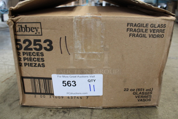 11 BRAND NEW IN BOX! Libbey 5253 22 oz Beverage Glasses. 4x4x7. 11 Times Your Bid! - Image 3 of 3