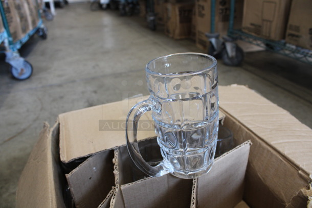 18 BRAND NEW IN BOX! Libbey 5305 Vienna Stein Glass Mugs. 4x3x5.5. 18 Times Your Bid! - Image 2 of 3