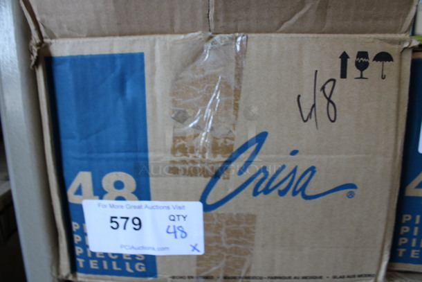 48 BRAND NEW IN BOX! Crisa Red Frosted Vases. 2.75x2.75x4. 48 Times Your Bid! - Image 3 of 3