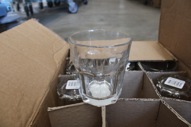 9 BRAND NEW IN BOX! Libbey 5243 Gibraltar 12 oz Rocks Glasses. 3.5x3.5x4. 9 Times Your Bid!