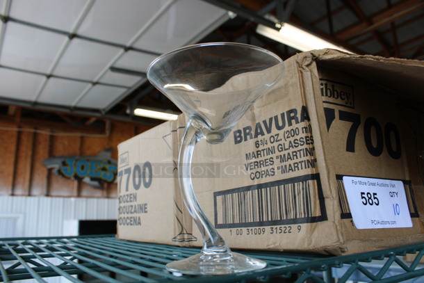 10 BRAND NEW IN BOX! Libbey 7700 Bravura 6.75 oz Martini Glasses. 5x5x6.5. 10 Times Your Bid! - Image 2 of 3