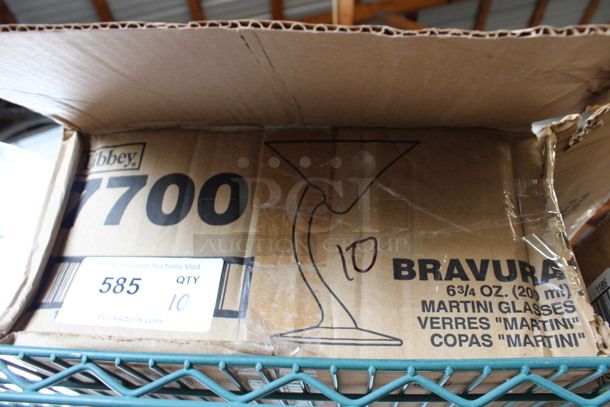 10 BRAND NEW IN BOX! Libbey 7700 Bravura 6.75 oz Martini Glasses. 5x5x6.5. 10 Times Your Bid! - Image 3 of 3