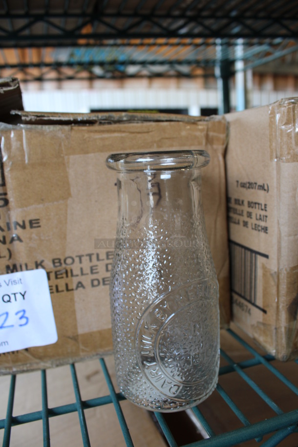23 BRAND NEW IN BOX! Libbey 70355 7 oz Heritage Milk Bottles. 2.5x2.5x5.5. 23 Times Your Bid! - Image 2 of 3