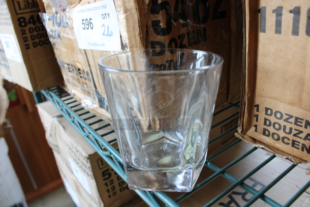 26 BRAND NEW IN BOX! Libbey Inverness 12.5 oz Double Old Fashioned Glasses. 4x4x4. 26 Times Your Bid!