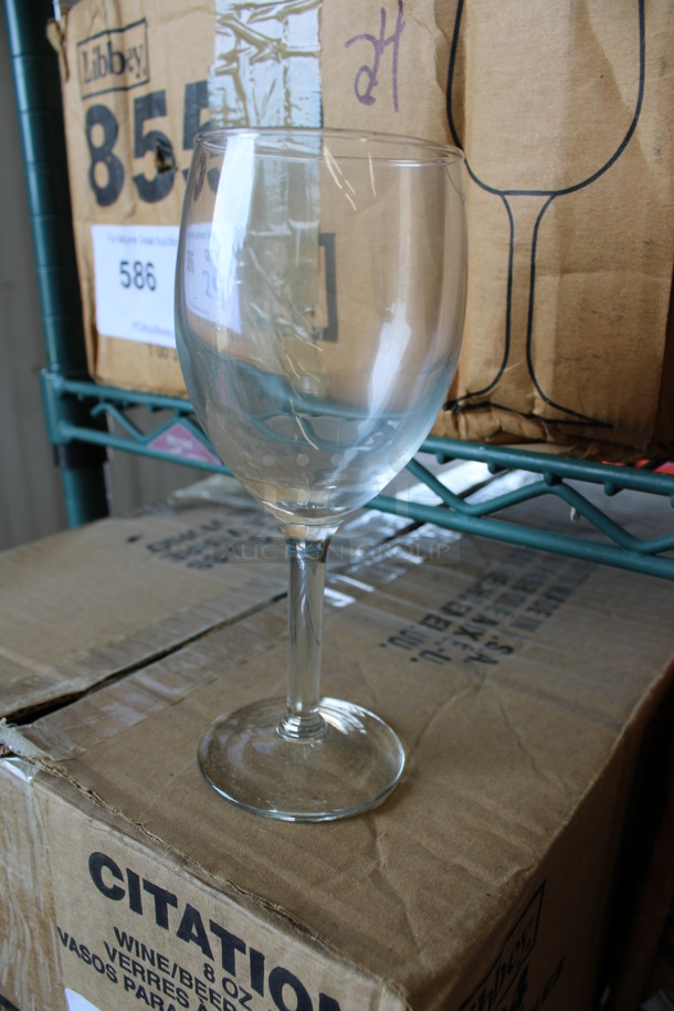 24 BRAND NEW IN BOX! Libbey 8464 Citation 8 oz Wine Beer Glasses. 3x3x6.5. 24 Times Your Bid! - Image 2 of 3