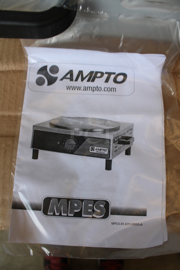 BRAND NEW IN BOX! Ampto Stainless Steel Commercial Countertop Single Burner. 16x18x5.5 - Image 4 of 5