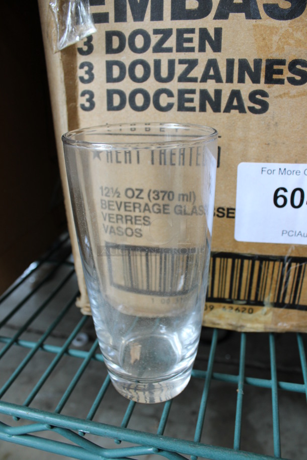 23 BRAND NEW IN BOX! Libbey 12263 Embassy 12.5 oz Beverage Glasses. 3x3x5.75. 23 Times Your Bid!