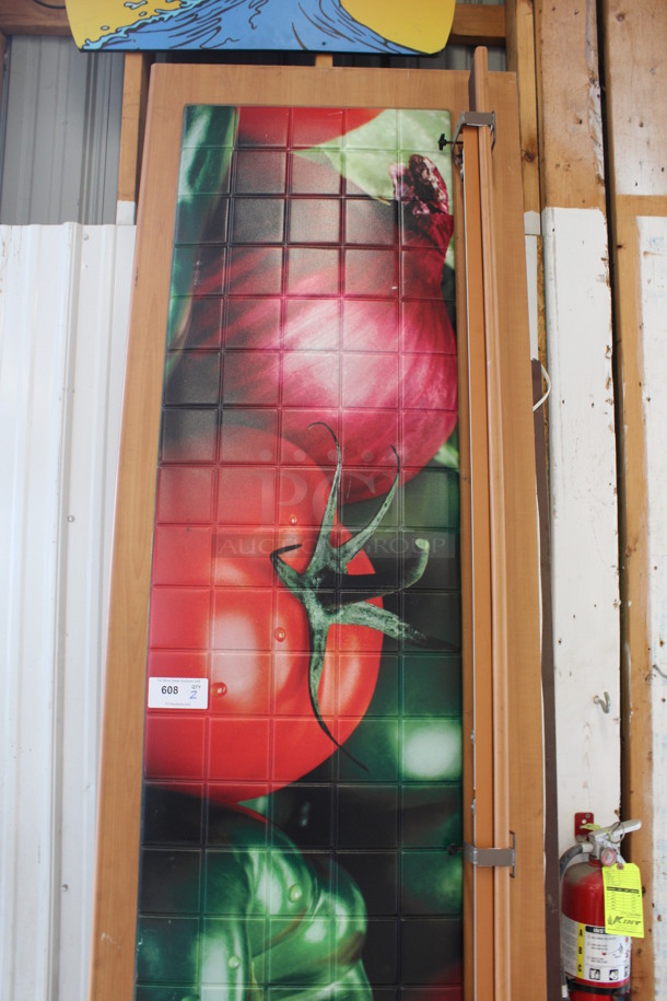 2 Wood Pattern Front Panels for Subway Prep Line. 109x7x30. 2 Times Your Bid! - Image 2 of 4