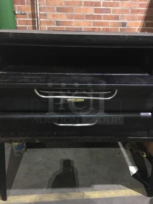 Blodgett Heavy Duty Commercial Natural Gas Single Deck Double Door Baking/Pizza Oven! On Legs! - Image 6 of 7