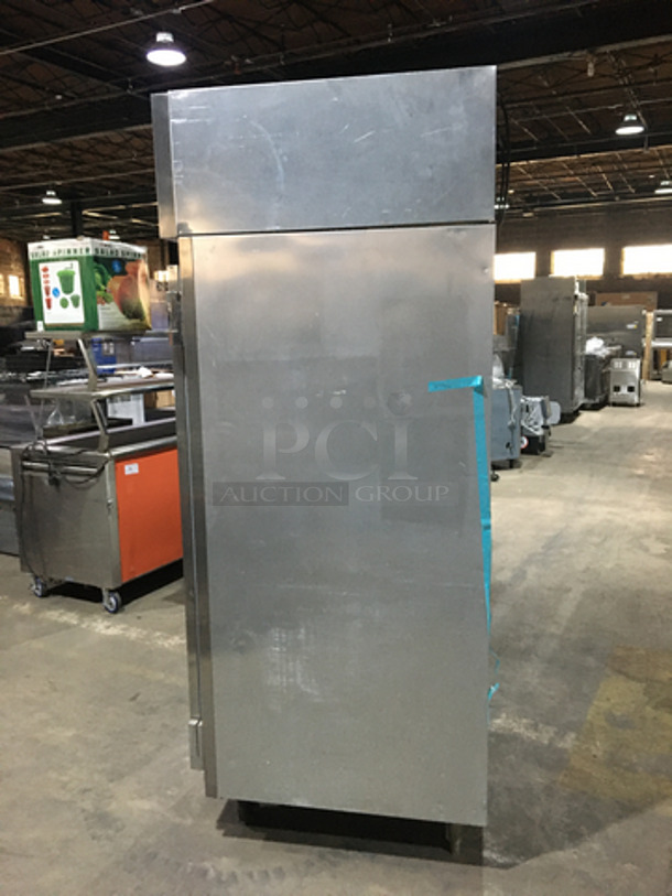 Victory Commercial Single Door Reach In Refrigerator! With Poly Coated Racks! All Stainless Steel! - Image 2 of 8