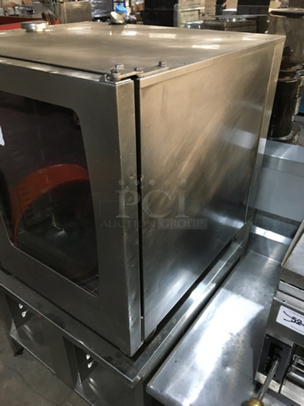 Rational Commercial Combi Oven! Self Cooking Center! With View Through Door! With Pan Holding Rack Underneath! All Stainless Steel! On Legs! - Image 2 of 7