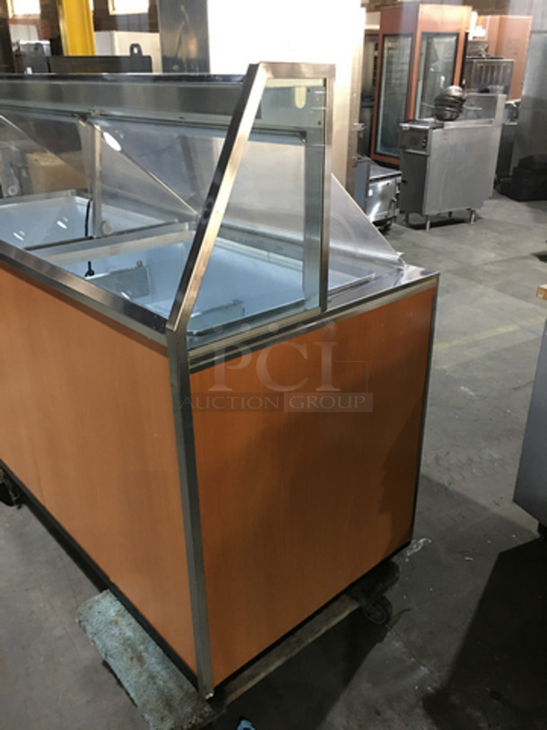 Commercial Refrigerated Ice Cream Dipping Cabinet/Display Case! With 2 Flip Open Back Access Doors!  - Image 2 of 8
