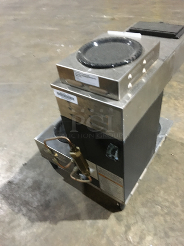 Bunn Commercial Countertop Coffee Brewing Machine! With 4 Coffee Pot Warming Stations! All Stainless Steel! Model CWT35 Serial CWTF328285! 120/240V 1Phase!   - Image 4 of 8