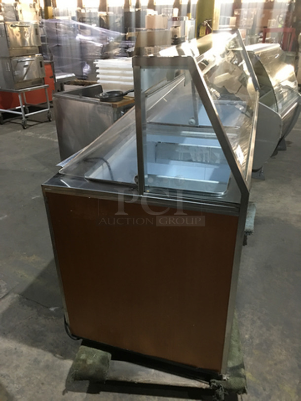 Commercial Refrigerated Ice Cream Dipping Cabinet/Display Case! With 2 Flip Open Back Access Doors!  - Image 3 of 8