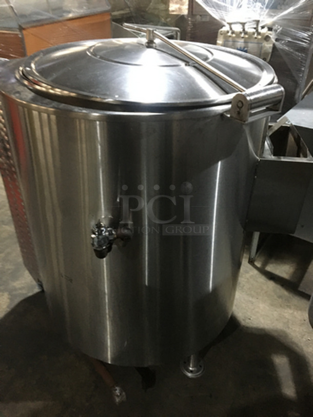 Southbend Self Contained Natural Gas Powered Jacketed Soup Kettle! All S.S.! Steam Master Series! On Legs!  - Image 3 of 9