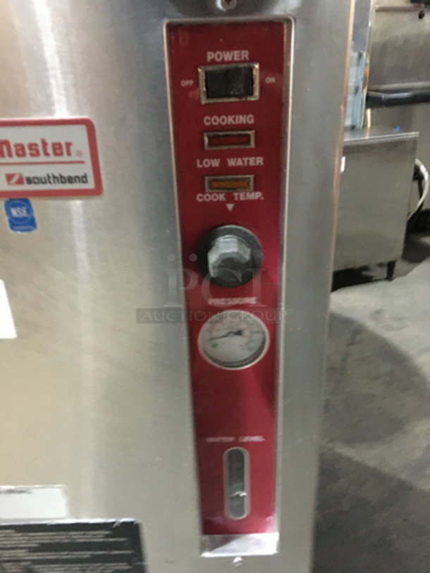 Southbend Self Contained Natural Gas Powered Jacketed Soup Kettle! All S.S.! Steam Master Series! On Legs!  - Image 6 of 9
