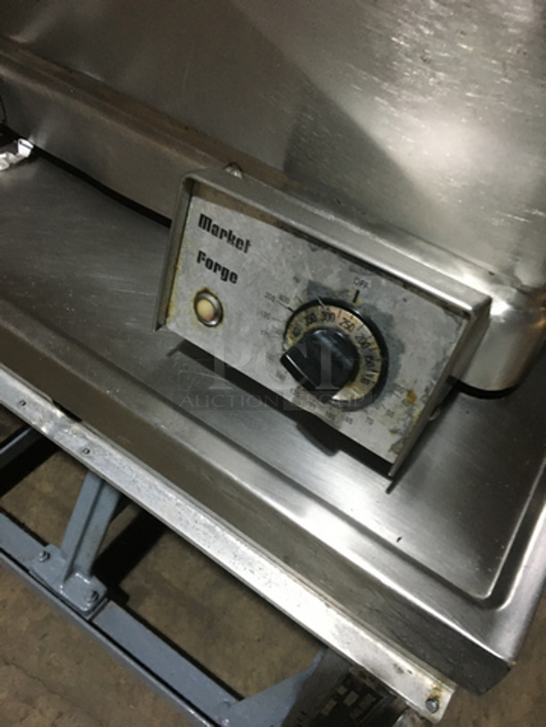 FAB! Market Forge Commercial Electric Powered Manual Tilt Skillet! All Stainless Steel! Model 1800! 480V 3Phase! On Legs! - Image 6 of 8