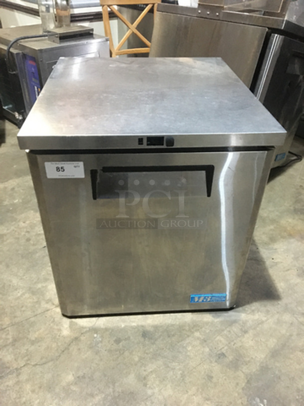 Turbo Air Commercial Single Door Lowboy/Worktop Freezer! All Stainless Steel! Model MUF28 Serial MU2F808155! 115V!