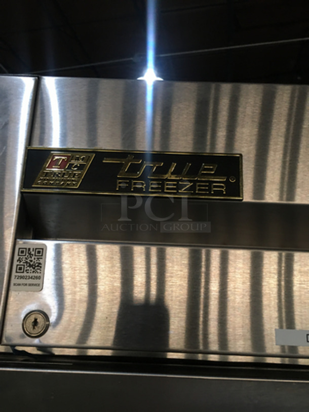True Commercial Single Door Reach In Freezer! All Stainless Steel! Model T23F Serial 7824679! 115V 1Phase! On Casters! - Image 8 of 9