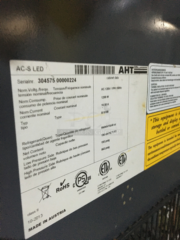 AHT Commercial Refrigerated Open Grab-N-Go Display Case! Model ACSLED Serial 30457500000224! 120V 1Phase! - Image 7 of 8