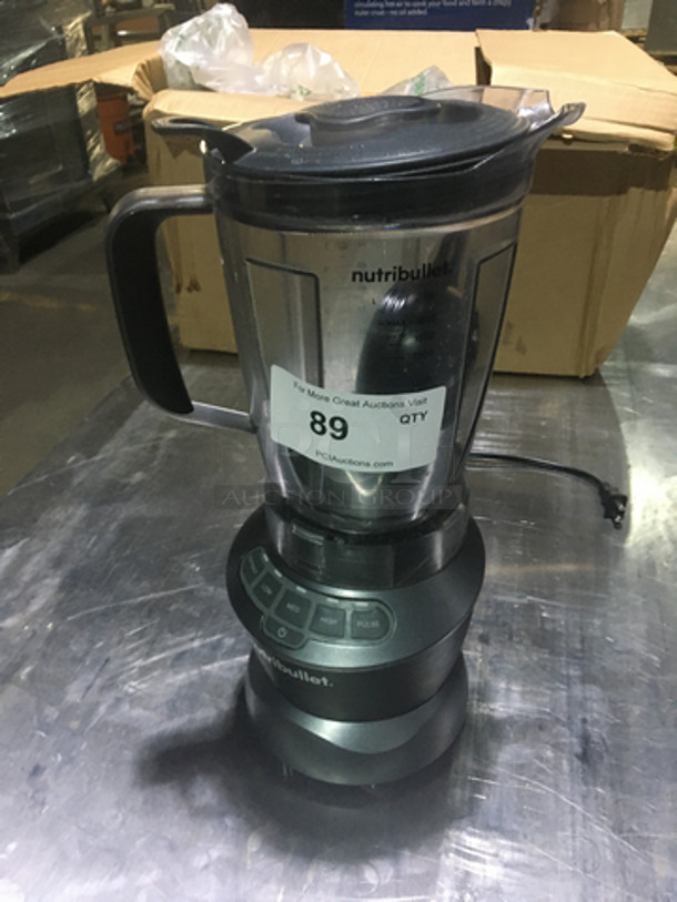 Nutri Bullet Countertop Blender! With Bullet Blender Attachment! Model NBC12A! 120V!