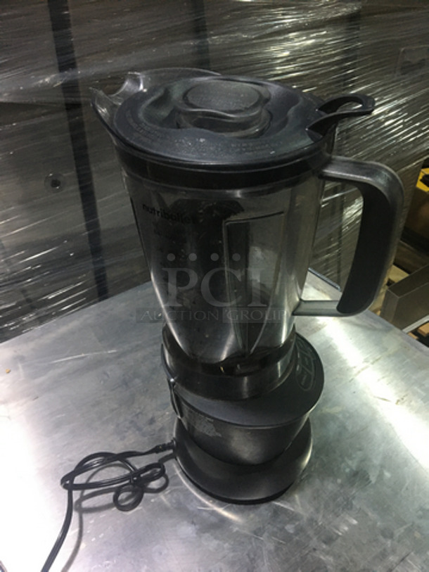 Nutri Bullet Countertop Blender! With Bullet Blender Attachment! Model NBC12A! 120V! - Image 2 of 8