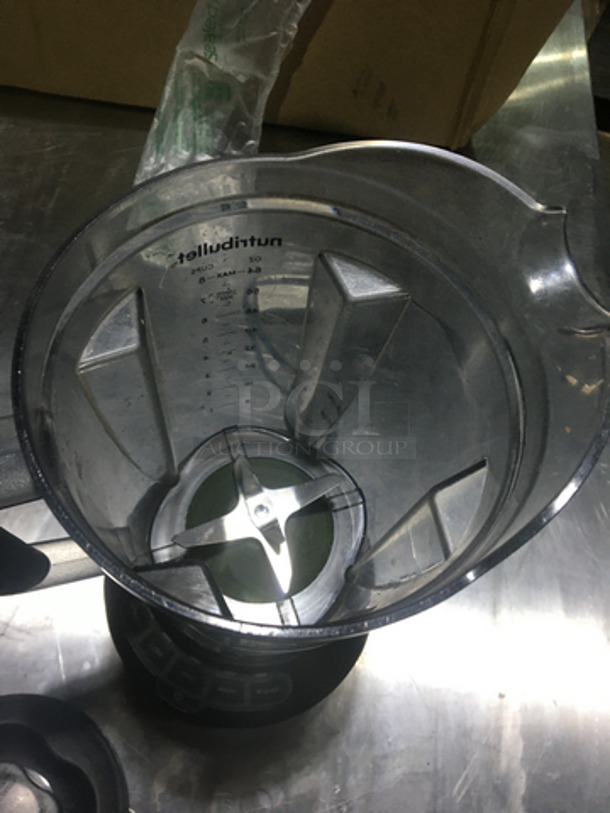 Nutri Bullet Countertop Blender! With Bullet Blender Attachment! Model NBC12A! 120V! - Image 4 of 8