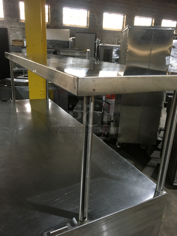 NICE! Delfield Commercial Refrigerated Work/Prep Table! With 2 Drawers Underneath! With Single Door Storage Space! With Overhead Shelf! On Casters! - Image 7 of 7