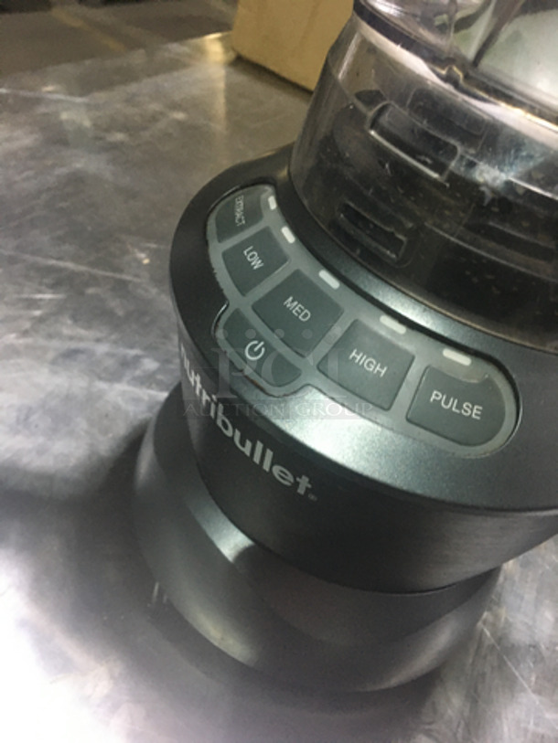 Nutri Bullet Countertop Blender! With Bullet Blender Attachment! Model NBC12A! 120V! - Image 5 of 8