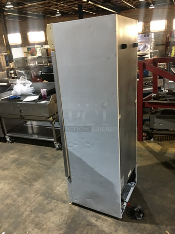 Blue Air Commercial Single Door Reach In Cooler Merchandiser! With Poly Coated Racks! Model BAGR16 Serial BAGR16L030582! 115V 1Phase! - Image 2 of 8